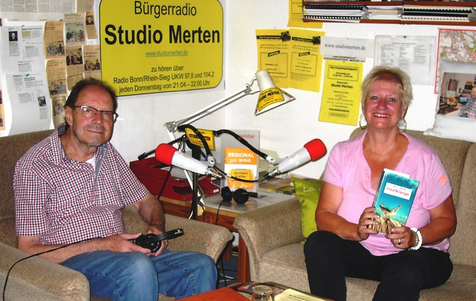 v. l.: Otto Ganser und Anja Eichbaum